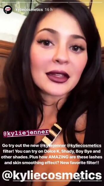 ¡Kylie Jenner tiene su propio filtro de Instagram y no podemos esperar a que lo pruebes!