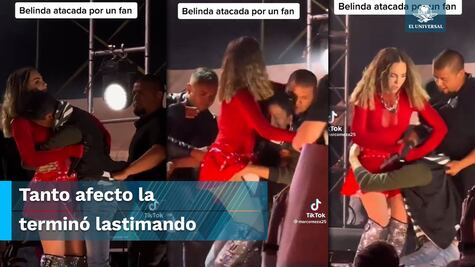 Sustote a Belinda, fan la termina lastimando en pleno concierto