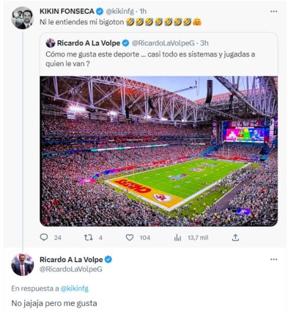 El ‘Kikin’ Fonseca se burla de La Volpe en el Super Bowl LVII: "Ni le entiendes"