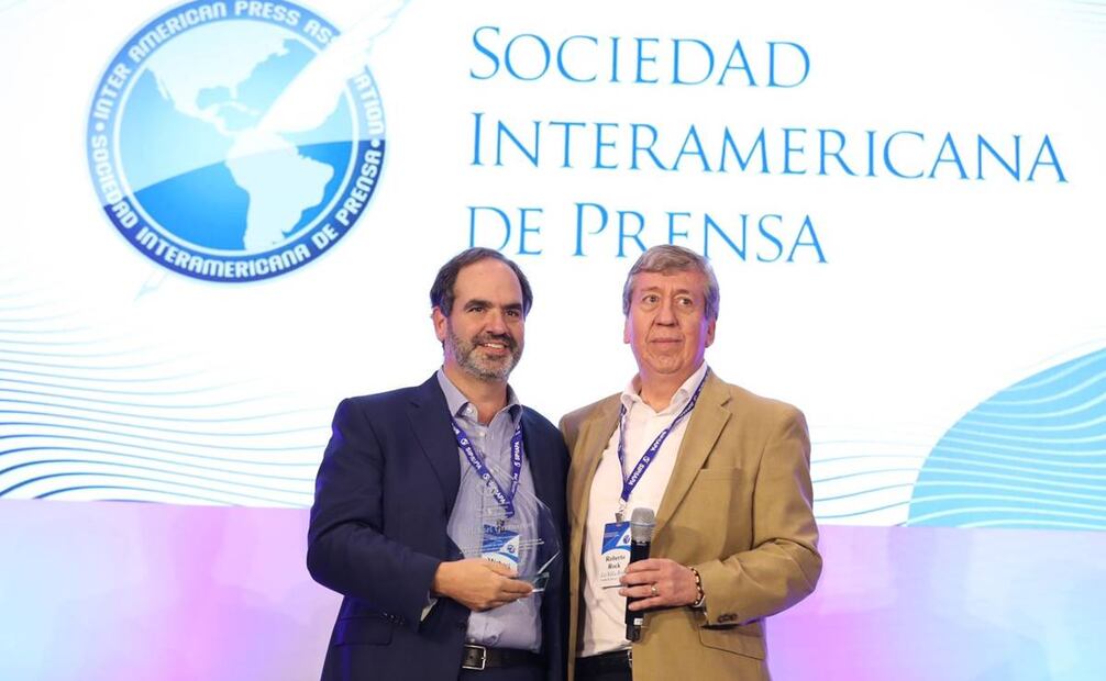 Roberto Rock asumió la presidencia de la Sociedad Interamericana de Prensa en lugar de Michael Greenspon, periodista del diario The New York Times / Berenice Fregoso. EL UNIVERSAL