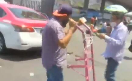 A pedradas y “diablazos”, agreden a reportero en central camionera de CDMX