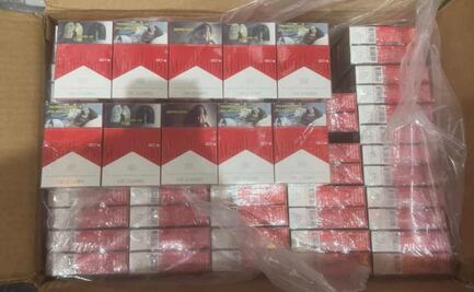 Marina da golpe a finanzas de delincuencia organizada; asegura en 4 meses más de 55 millones de cigarrillos piratas en el AICM  