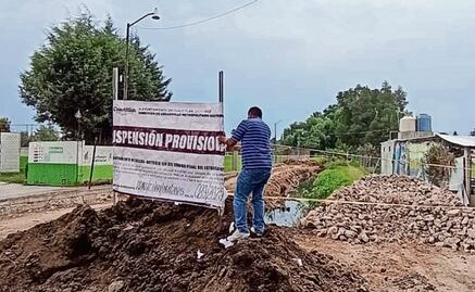 Suspenden obra que amenaza río en Cuautitlán