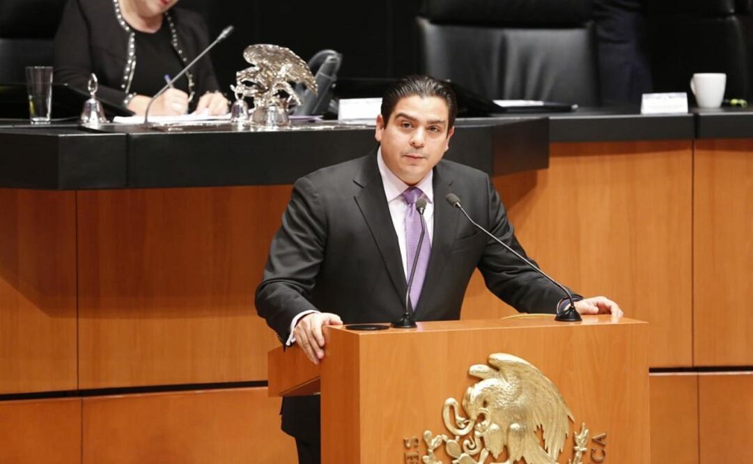 Ismael García Cabeza de Vaca en Senado de la República. Foto: Archivo/EL UNIVERSAL