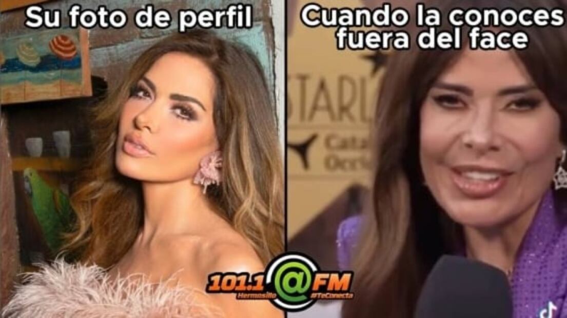 La Trevi se enoja por meme sobre su cara: así ha cambiado