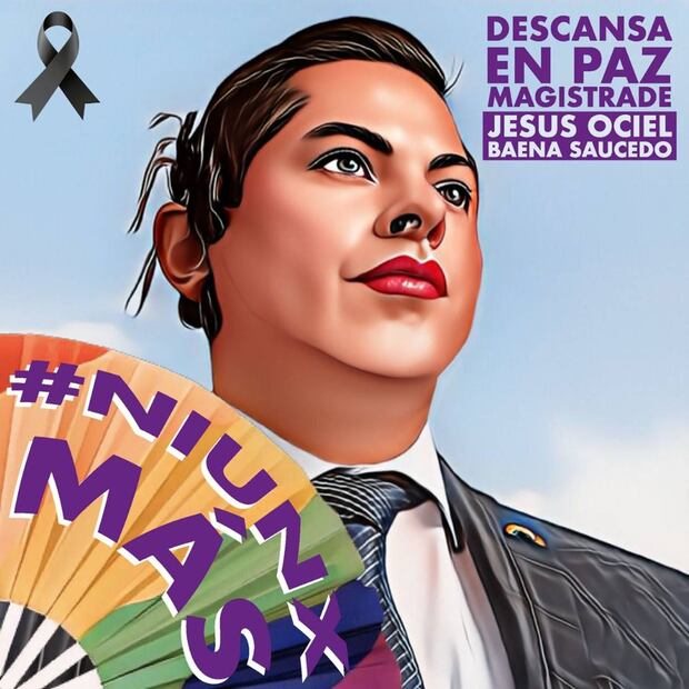 Jesús Ociel Baena / Foto: @MarchaLGBTCDMX