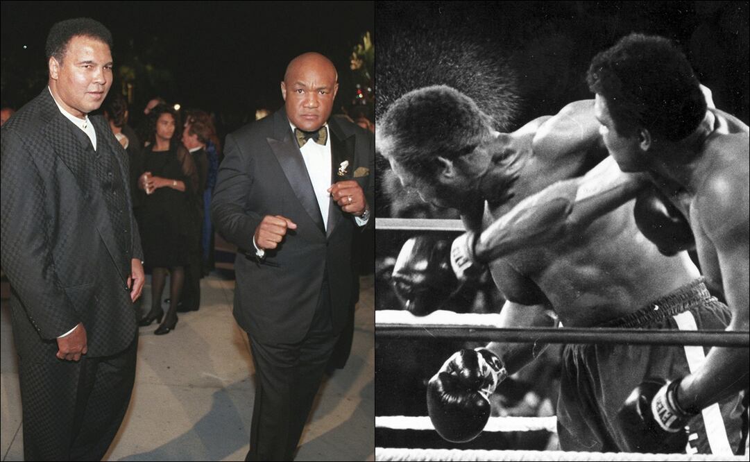 George Foreman y “La Batalla de la Selva”; el día que se enfrentó a un “tal” Muhammad Ali / FOTOS: AP