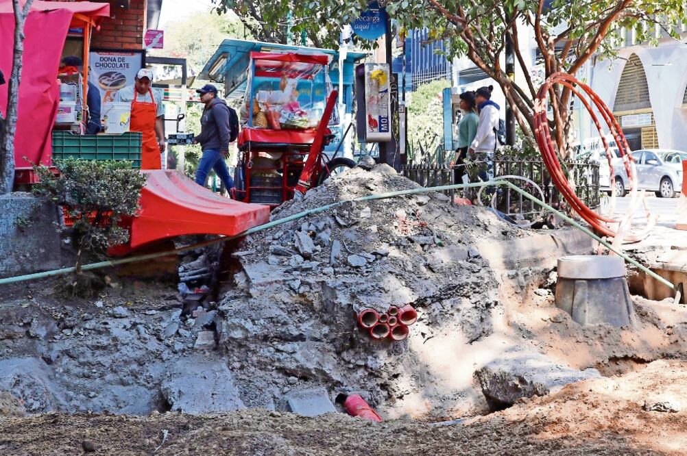 Rehabilitación. Los negocios afectados por el sismo y los trabajos de rehabilitación serán reubicados en la vía pública, anunciaron autoridades delegacionales (ARCHIVO. EL UNIVERSAL)
