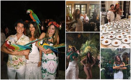 Polémica por guacamayas en fiesta de Sofía Vergara