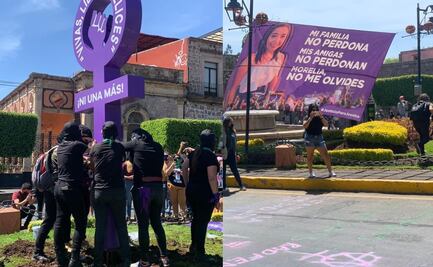 Feministas de Morelia exigen en el 8M un alto a la violencia de género 