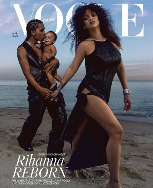 Rihanna impacta con su look en portada de Vogue