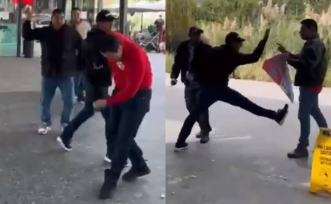 Altercado en el Parque La Mexicanana. Fotos: Captura de Pantalla