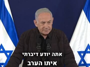 Netanyahu agradece a Macron su apoyo ante los ataques desde Líbano y Yemen