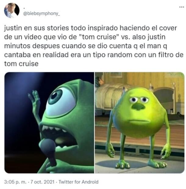 Engañan a Bieber con famoso deepfake de Tom Cruise