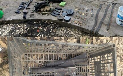 Caen dos durante operativos en 4 municipios de Sinaloa; localizan laboratorio clandestino, armas y explosivos