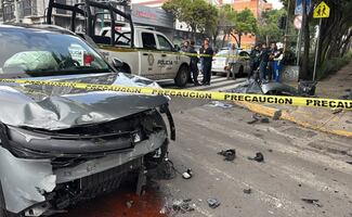 Motociclista muere tras choque con camioneta en la colonia Doctores; accidente genera afectaciones viales