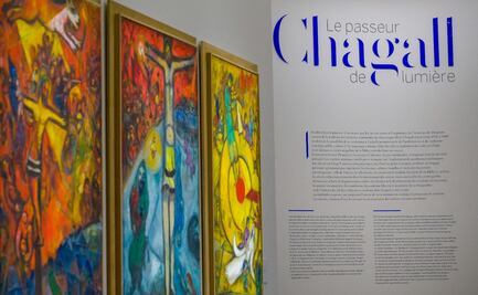 Una exposición en Francia celebra las vidrieras de Chagall