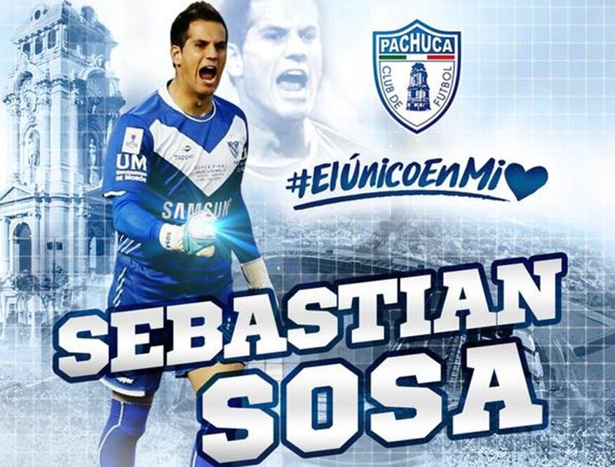 Pachuca oficializa fichaje de portero Sebastián Sosa