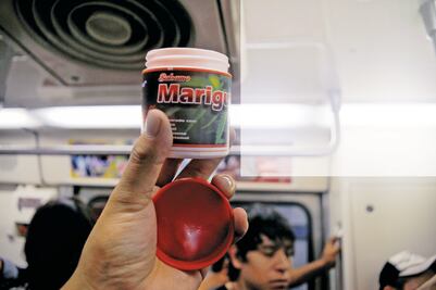 Cae vagonero que vendía 'Mariguanol' sin marihuana