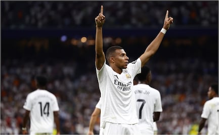 VIDEO: Kylian Mbappé anota su primer gol con el Real Madrid en el Santiago Bernabéu
