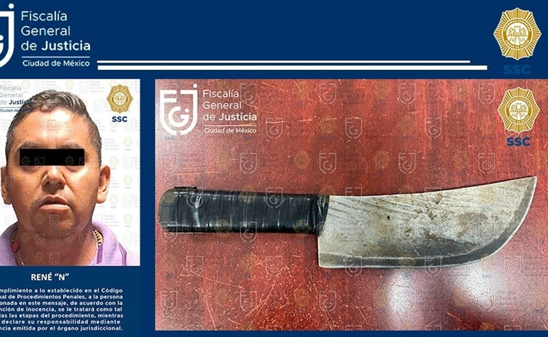 René “N”, quien atendía un puesto semifijo de comida, posiblemente dio golpes con un cuchillo cebolleril a una comensal, por lo que tuvo que intervenir un tercero en defensa de la mujer, de acuerdo con el expediente del caso. Foto: Especial.