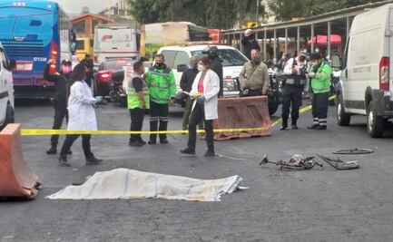 Muere ciclista tras ser embestido por un camión afuera del metro Martín Carrera