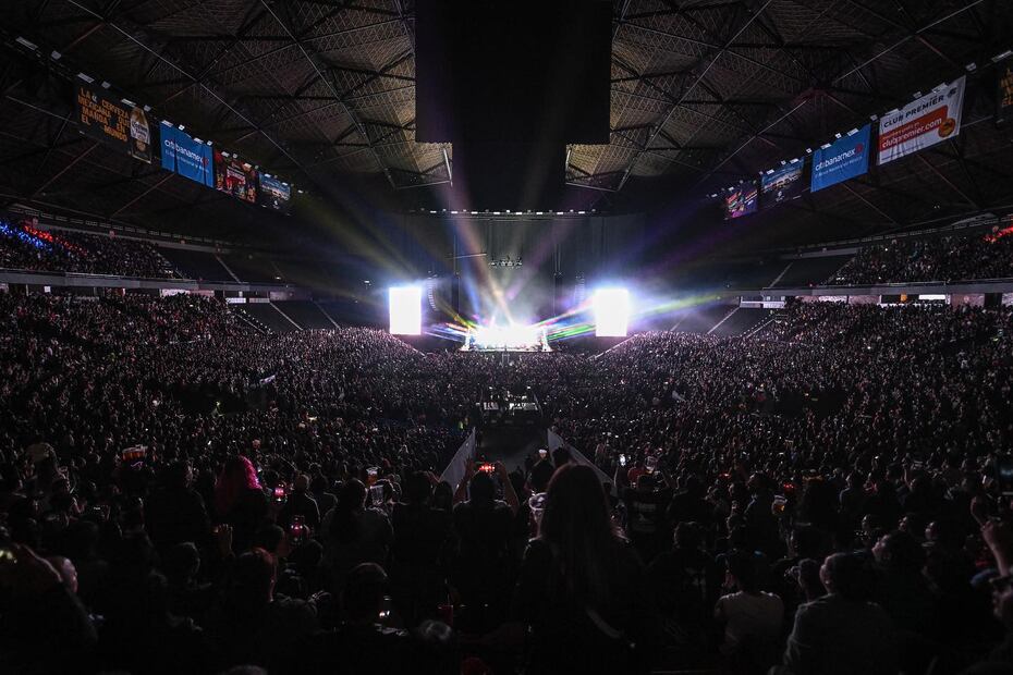 Babasónicos en el Palacio de los Deportes. Fuente: Instagram @babasonicos