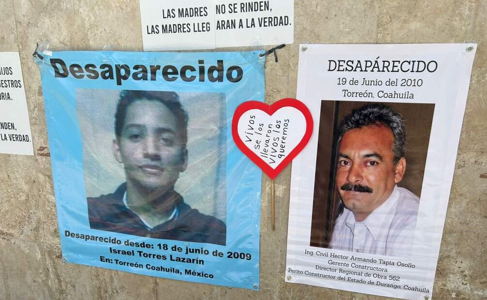 Israel Torres Lazarín y Héctor Armando Tapia Osollo, desaparecidos en Coahuila (19/06/2025). Foto: Francisco Rodríguez / EL UNIVERSAL