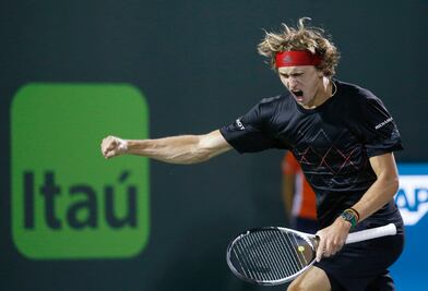 Zverev disputará la final de Miami ante Isner