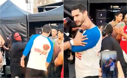 VIDEO: Chessman propina fuerte golpe a Adrián Marcelo en evento de AAA