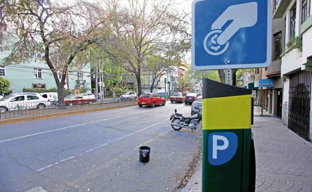 Parquímetros en CDMX. Foto: Archivo EL UNIVERSAL
