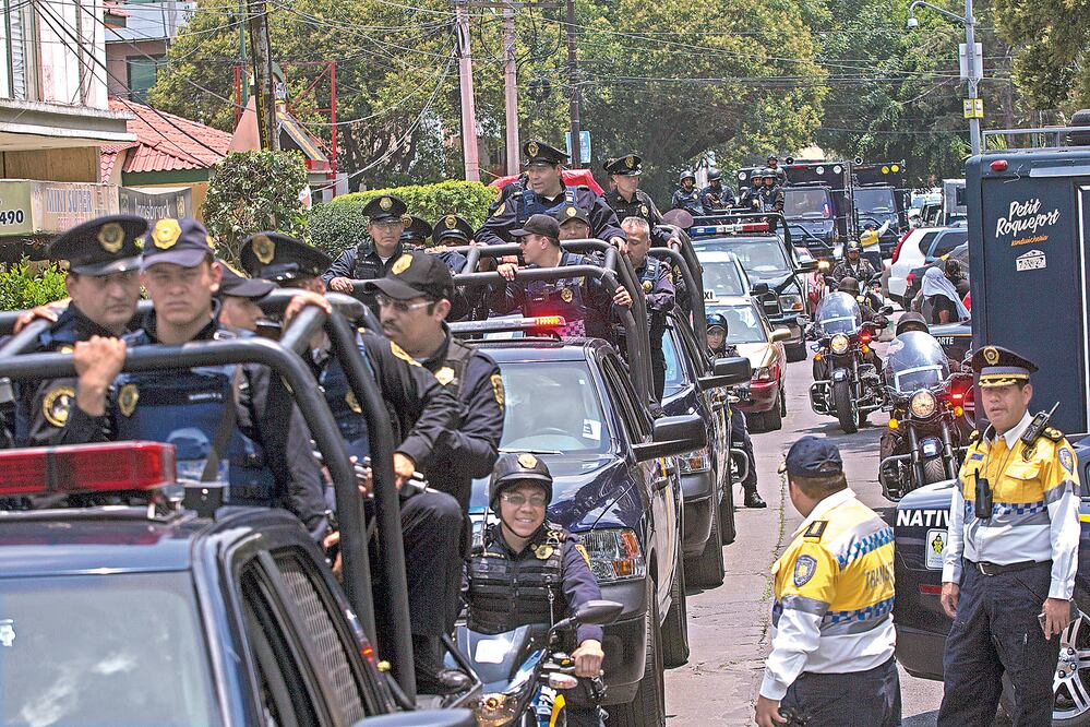 Operativo de Seguridad Pública en la CDMX. Foto: Archivo