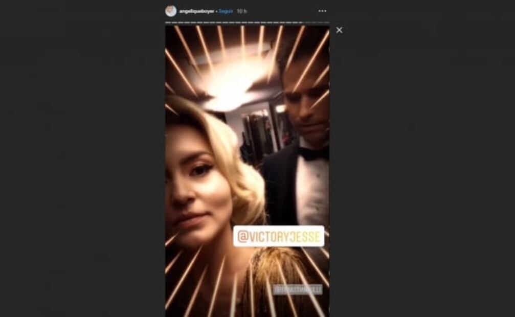 Angelique Boyer traía vestido al revés "para la buena suerte"