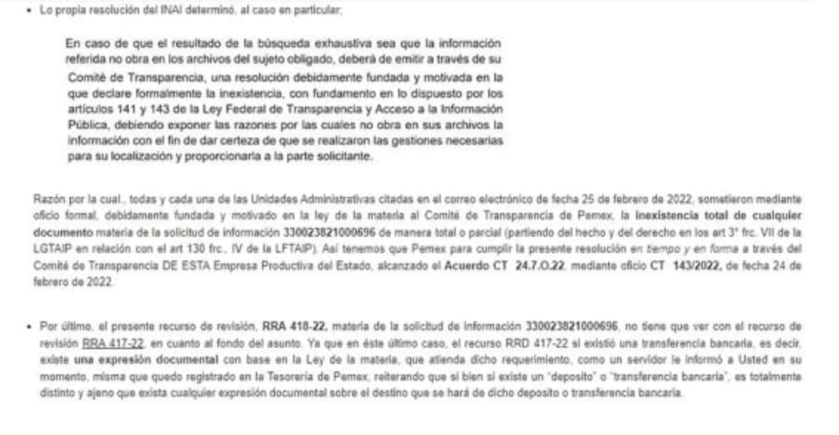 Pemex, sin huella de los 50 mdd de Ancira