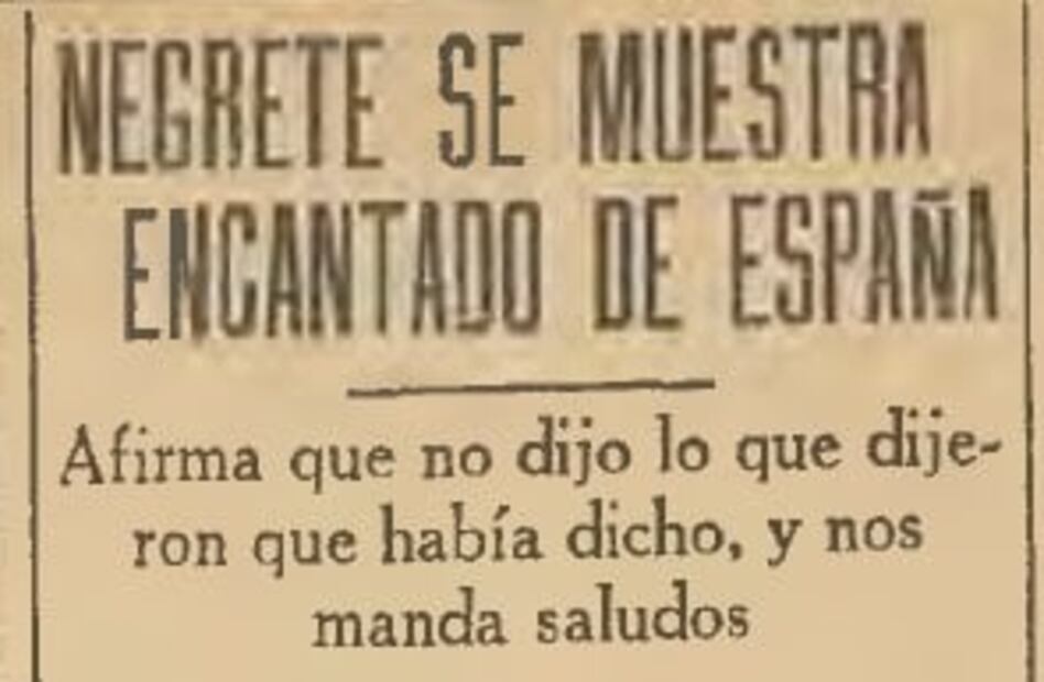 Jorge Negrete desató la locura de las mujeres cuando visitó España