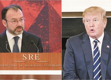 México debe parar tráfico de drogas dice Trump; es tarea compartida, responde Videgaray