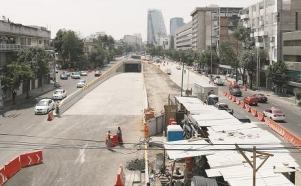 La polémica del doble túnel de Mixcoac