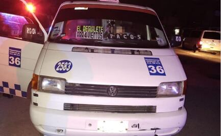 Chofer de combi se resiste a asalto y lo matan a tiros en Chalco