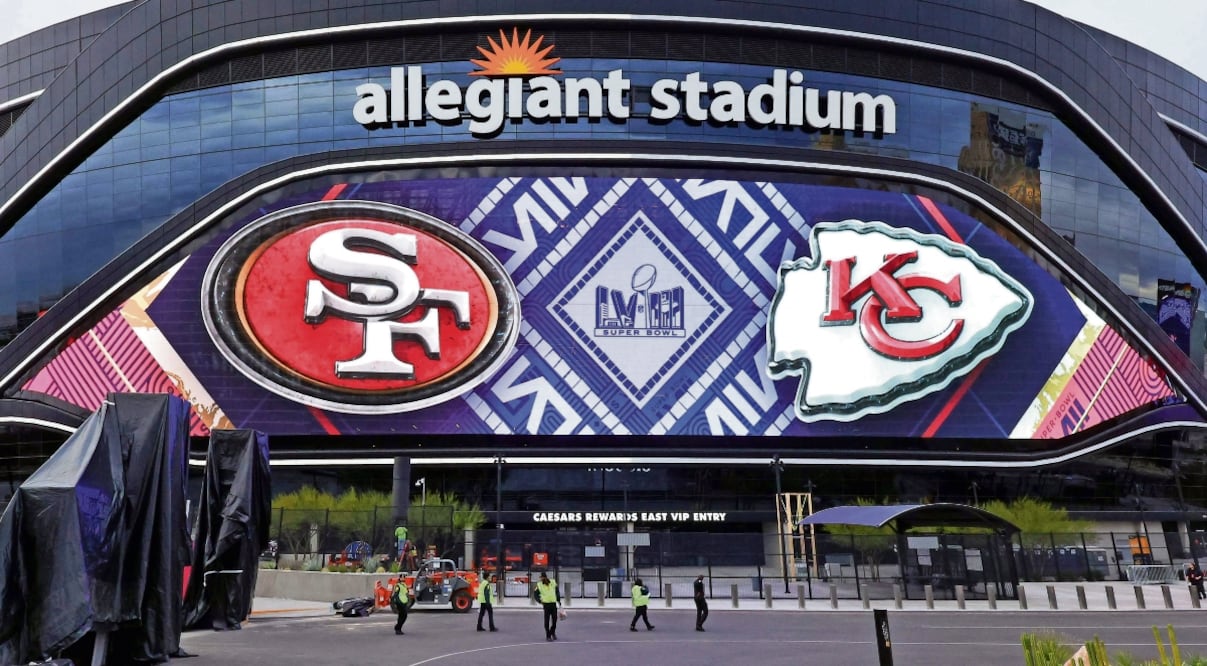 El Allegiant Stadium de Las Vegas. Foto: Ethan Miller / AFP