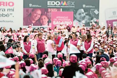 Del Mazo pide a mujeres ser voceras del Salario Rosa