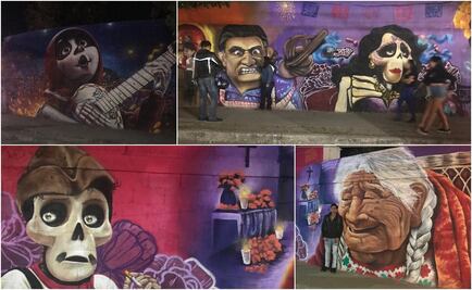 Mural de “Coco” cautiva miles de personas en panteón de Guanajuato