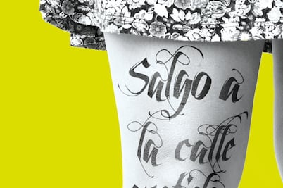 Con arte, responden al acoso sexual en la calle 