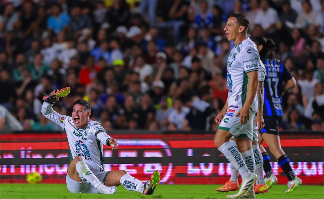El León de James Rodríguez continúa sin poder rugir al dejar escapar la victoria contra Querétaro y acumular cuatro partidos sin ganar / FOTOS: Imago7
