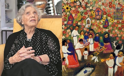Elena Poniatowska fue informada por el INBAL que su hija recibió la pintura de Nahui Olin