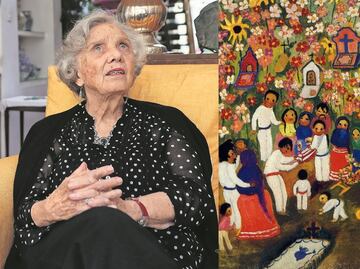 Elena Poniatowska fue informada por el INBAL que su hija recibió la pintura de Nahui Olin