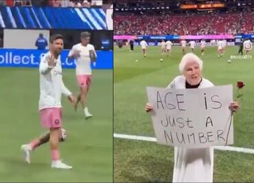 VIDEO: Lionel Messi tuvo un tierno gesto con una aficionada de 98 años; "La edad es solo un numero"