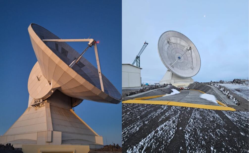 Gran Telescopio Milimétrico Alfonso Serrano en el volcán Sierra Negra. Foto: Instagram @gtmlmt_oficial