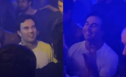 Checo Pérez es captado en un antro cantando una canción de Carin León