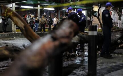 Línea 7 del Metrobús suspende servicio en algunas estaciones por intensa lluvia en la CDMX