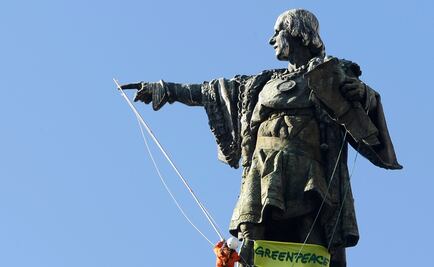 ¿Cuál es la ciudad con dos estatuas de Cristobal Colón?